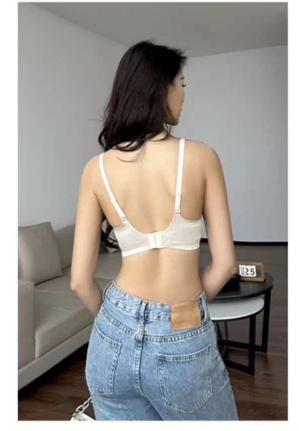 Sexy Rhinestone Push up Bra for Women Deep V Design Soft Support Anti-sagging Lingerie That Enhances Your Curves