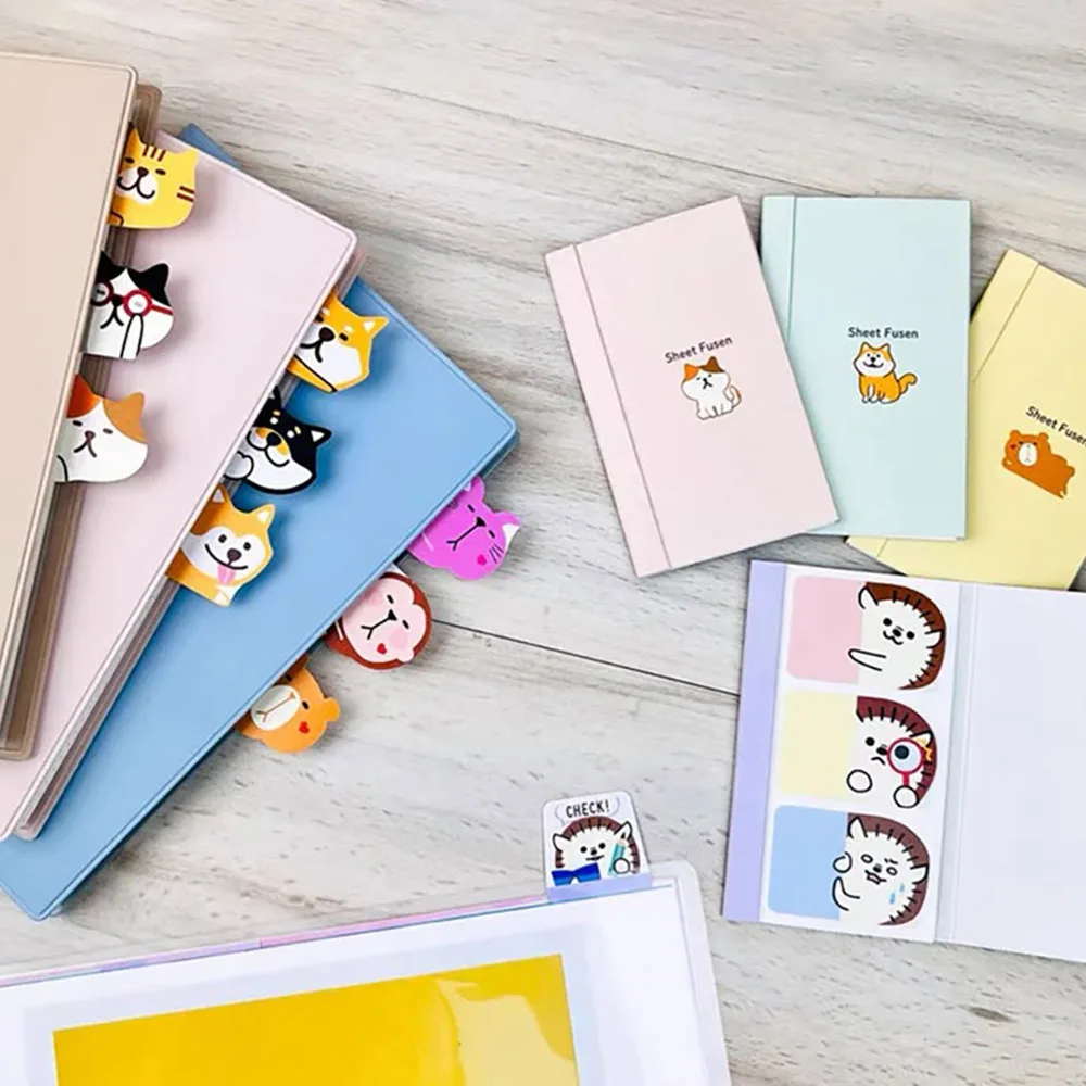 مشاركة مؤشر الوقت ملصق مريح لزج لطيف ملصق ملصق الطالب