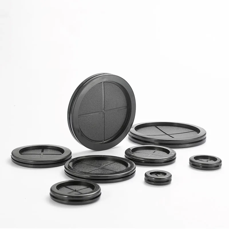 1‑10pcs Rubber Wiring Grommets 16‑100mm Double Sided Coil O‑Ring Seal Blanking Cover Wire Cable Hole Protector Sealing Gasket
