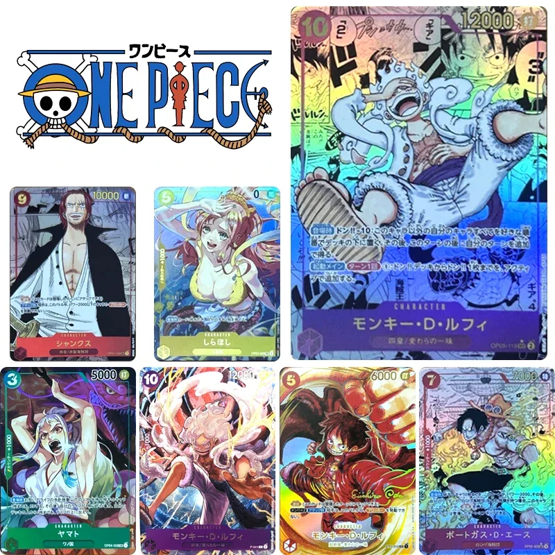 Personagens One Piece Anime Monkey D., One Piece Luffy Nami Yamato DIY Caseiros Bronzing Jogo Brinquedos, Cartão De Coleção, Natal E Presente De Aniversário