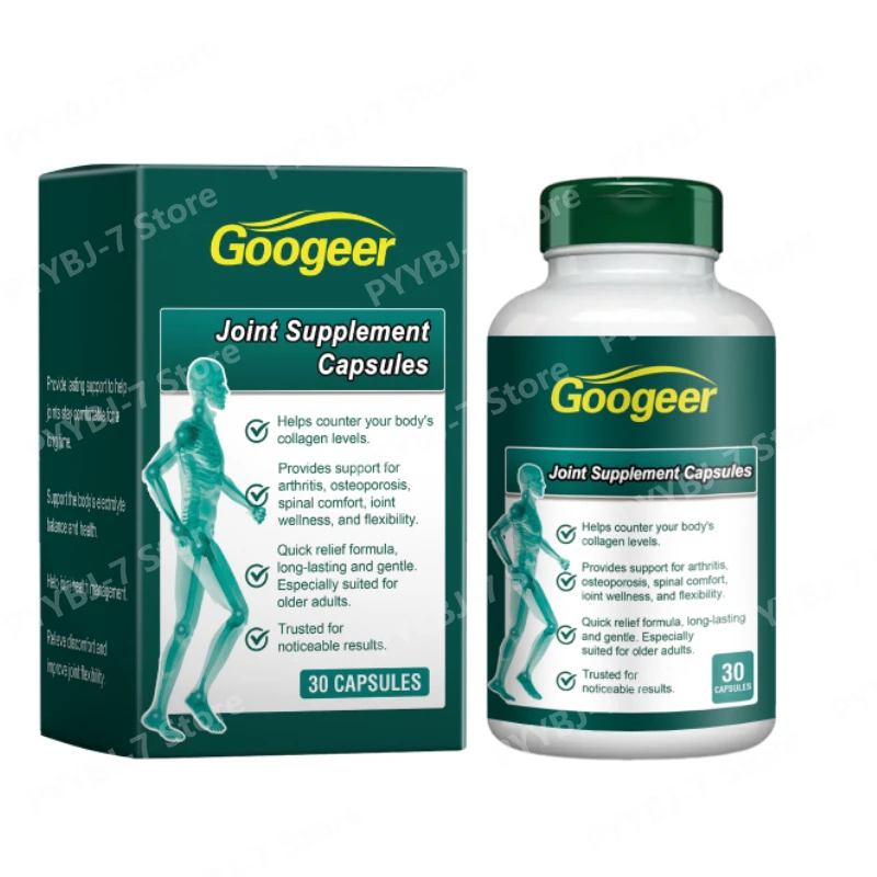 

Joint Support Supplement Capsules Enhance Mobility Flexibility Support Care Body Recovery Aid Knee Hip Comfort Daily Non GMO