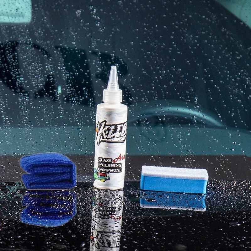 عامل تلميع زجاج السيارة المطور، طبقة إزالة الشحوم من أكسيد السيريوم، طلاء زجاجي، بقع الماء، خدوش طفيفة، إصلاح بدون علامات