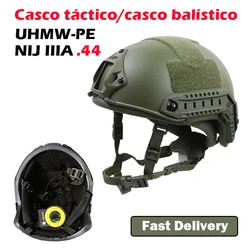 Kevlar Tactical Helmet Fast HDPE NIJ IIIA High Cut Trajectory Helmet UHMW-PE Trajectory 3A Bulletproof Helmet