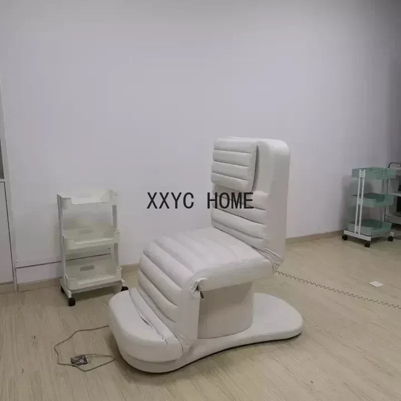 

Electric Beauty Bed Multi-Function Adjustable Tattoo Embroidery Body Automatic Lifting Physiotherapy Chair Head Hole