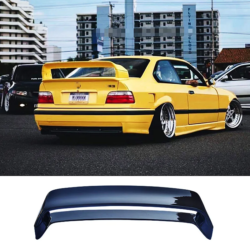 For 1990-2000 BMW 3 Series E36 M3 High Quality ABS Plastic Car Rear Trunk Lid Black Carbon Spoiler Wings Car Tuning Accessories - view 3