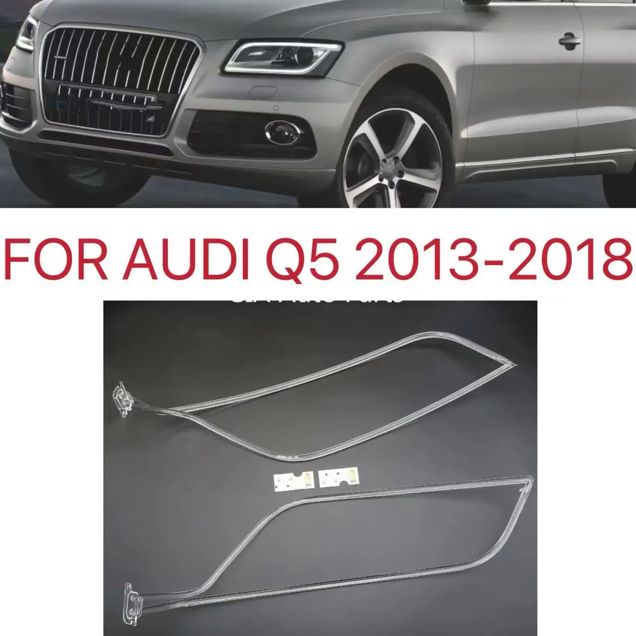 

For AUDI Q5 2013-2018 Automotive White light Daytime Running Lights Ballast Angel Eye Chip Car Drl Chip Light Guide