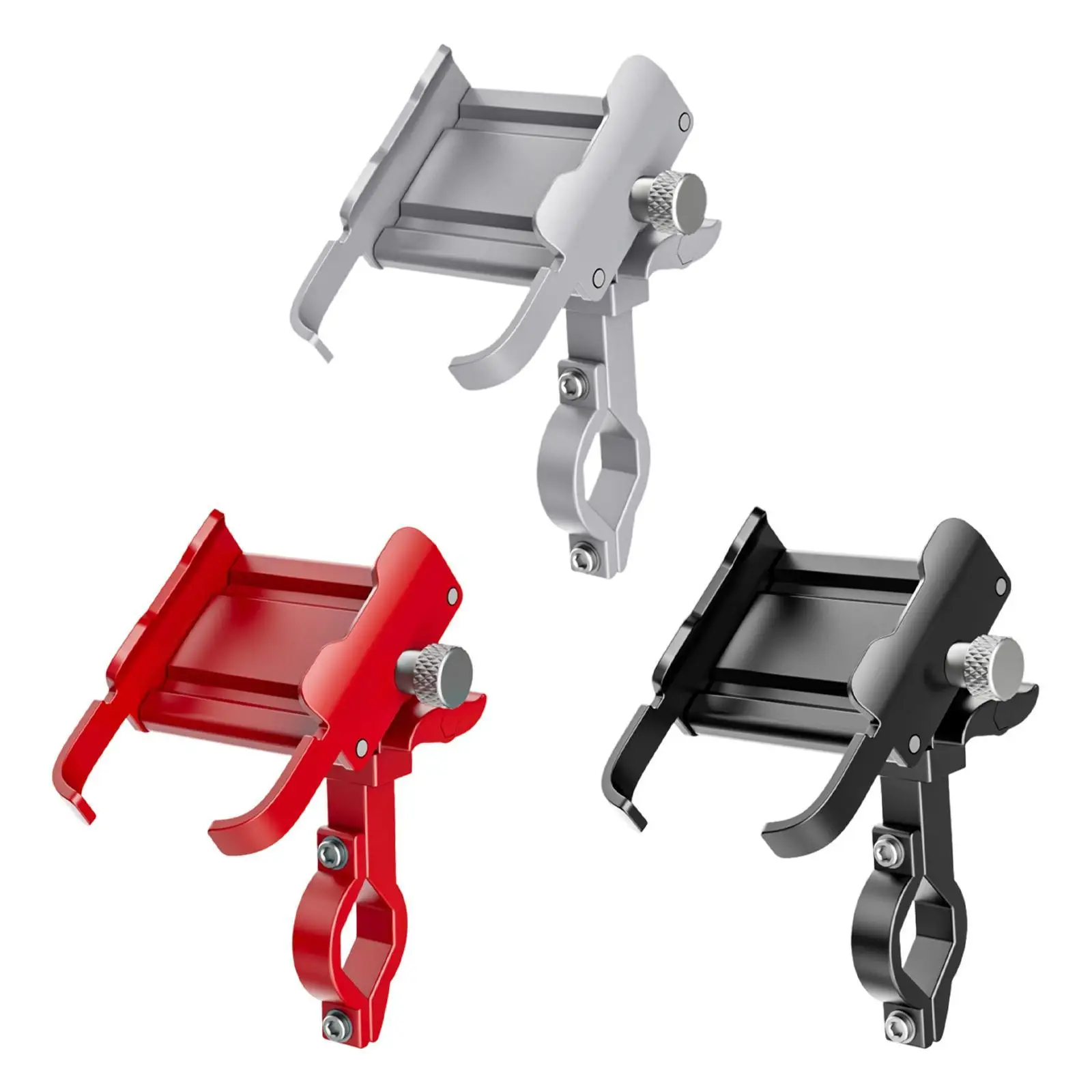 

Motorcycle Phone Holder Handlebar Mounting 720 Rotatable Free Adjustment