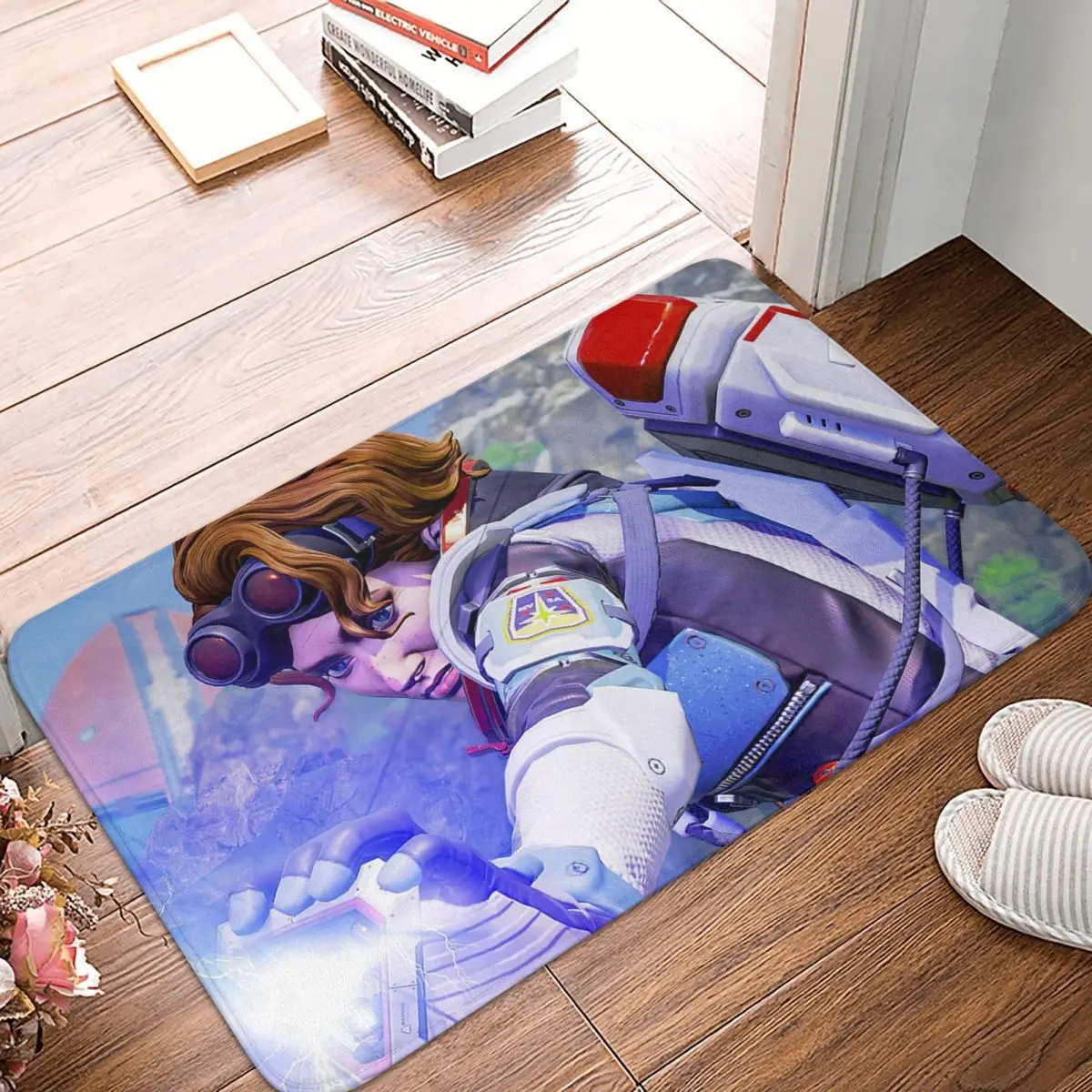 Electric Shock Kitchen Non-Slip Carpet Action game Apex Legends Bedroom Mat Welcome Doormat Floor Decoration Rug