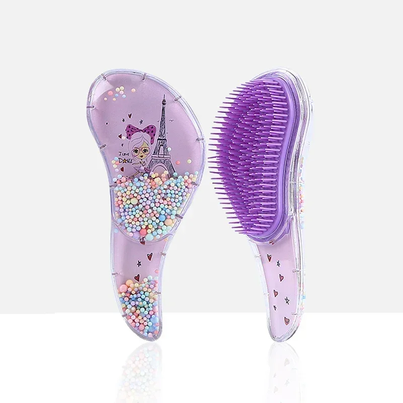 Cartoon Unicorn Magic Comb Anti-static Massage Hair Brush Tangle Detangle Shower Massage Hairbrush Comb Salon Hair Styling Tool