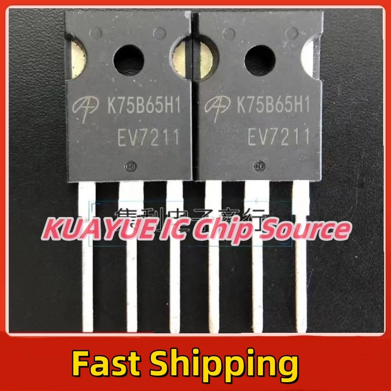 

10PCS-30PCS AOK75B65H1 K75B65H1 TO-247 600V 75A IGBT Best Quality Fast Shipping