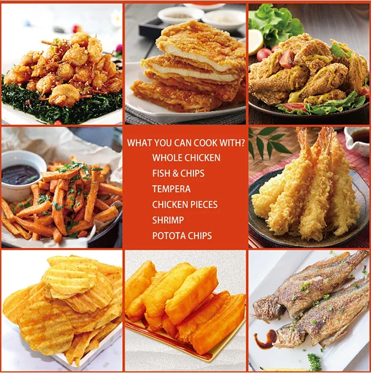 Fritadeira de pressão de frango a gás estilo comercial