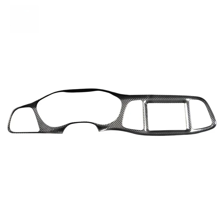 

ES Car Auto Interior Parts Carbon Fiber Instrument Panel Cover For Dodge Challenger Customized Car Accessories