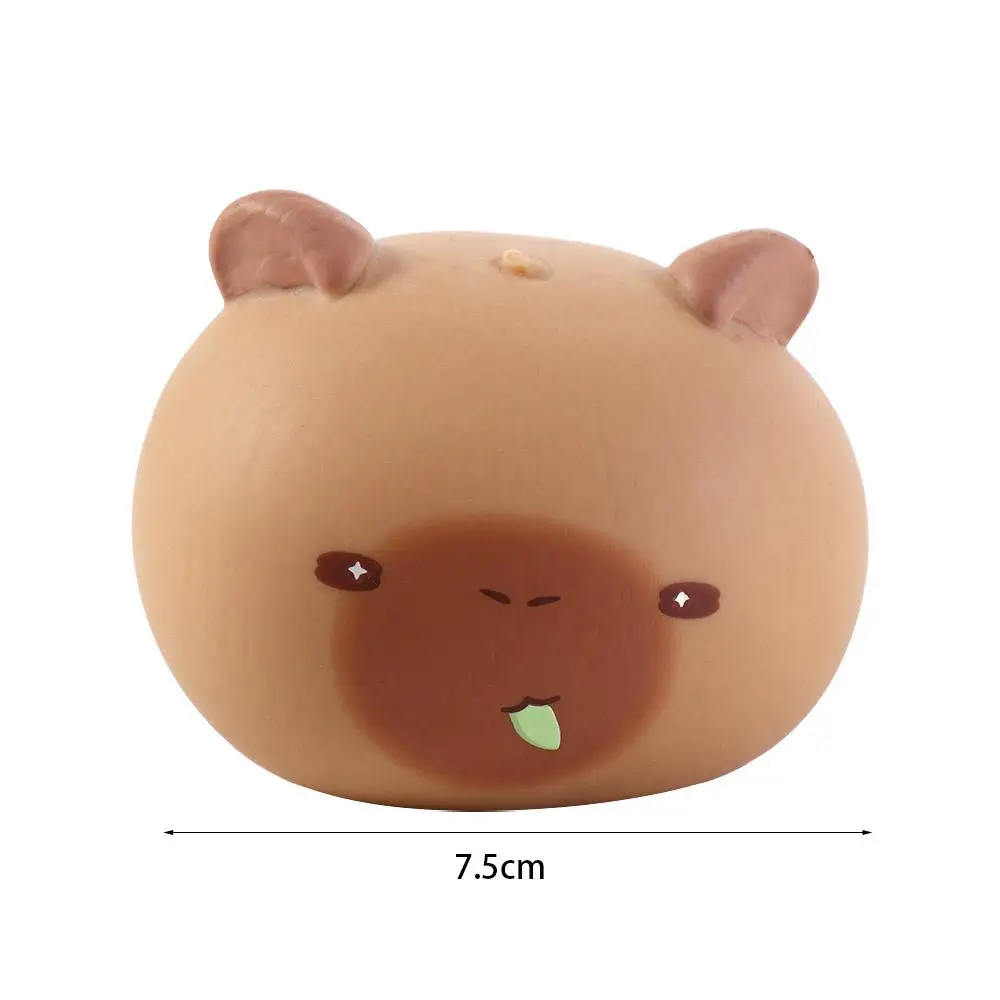 TPR Capybara Form Squeeze Spielzeug Squeeze Ball Pinch Kneten Capybara Langsam Rebound Spielzeug Neuheit Weiche Mini Capybara Mochi Spielzeug