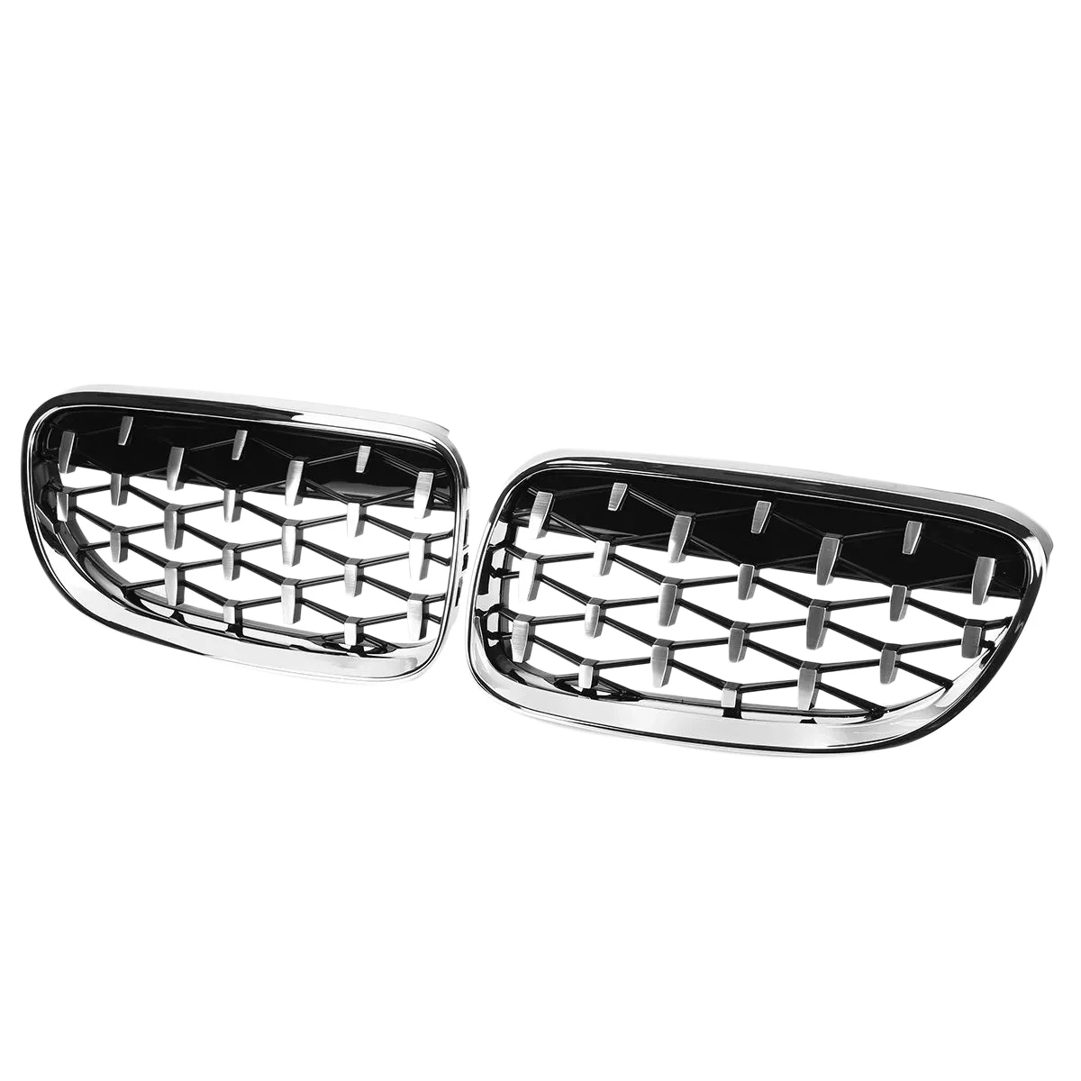 ChromeDiamond Style Car Front Kidney Grilles Grill for -BMW 3 Series E92 E93 2010-2015 Car Racing