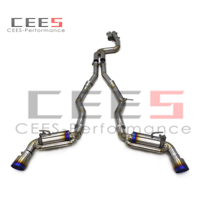 

CEES Высокопроизводительные выхлопные глушители valvetronic для Toyota Supra A90 3,0 T 2020-2023 Custom, выхлопные трубы большого диаметра