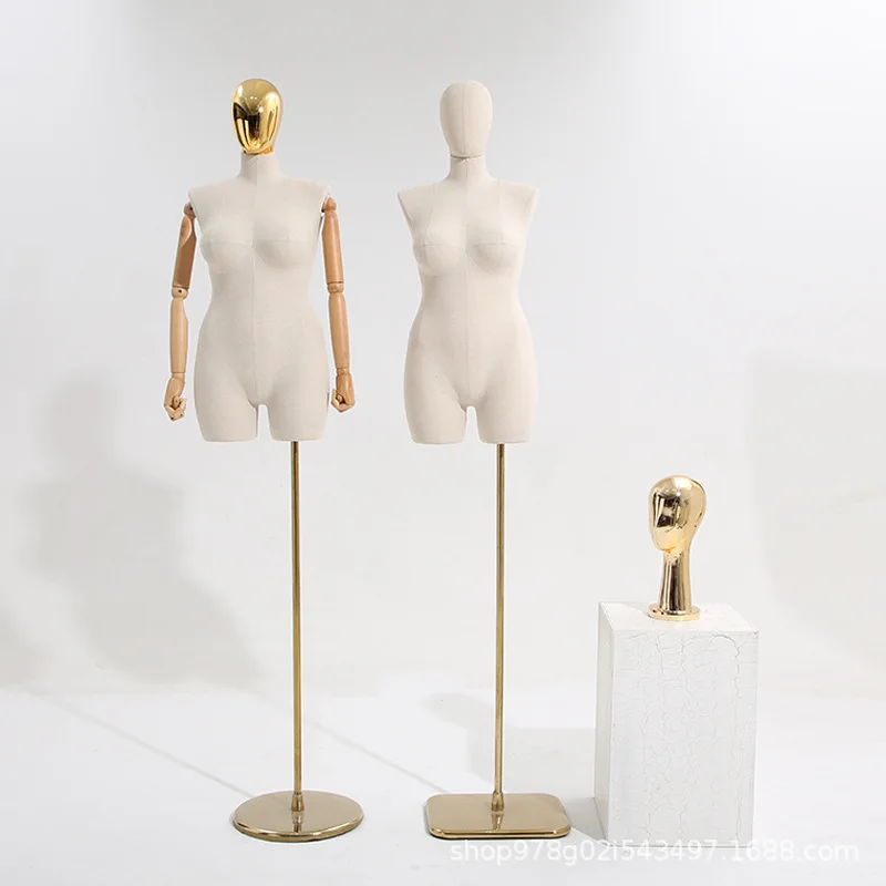Expositor de cuerpo entero, expositor de medio cuerpo para mujer, expositor de tienda de ropa para mujeres con curvas, ropa de talla grande para mujer.