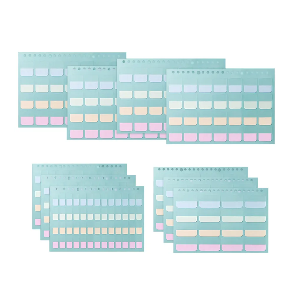 316Pcs Sticky Tabs Index Stickers Household Page Markers Compact Book Tabs for Study Office Use Stickers Coding Product Sticker