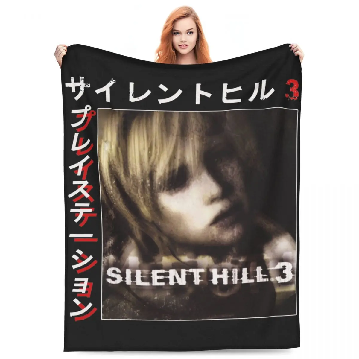 

Многофункциональное одеяло для видеоигр Silent Hill 3, аксессуары, домашнее декоративное ужасное одеяло, теплое Флисовое одеяло для улицы