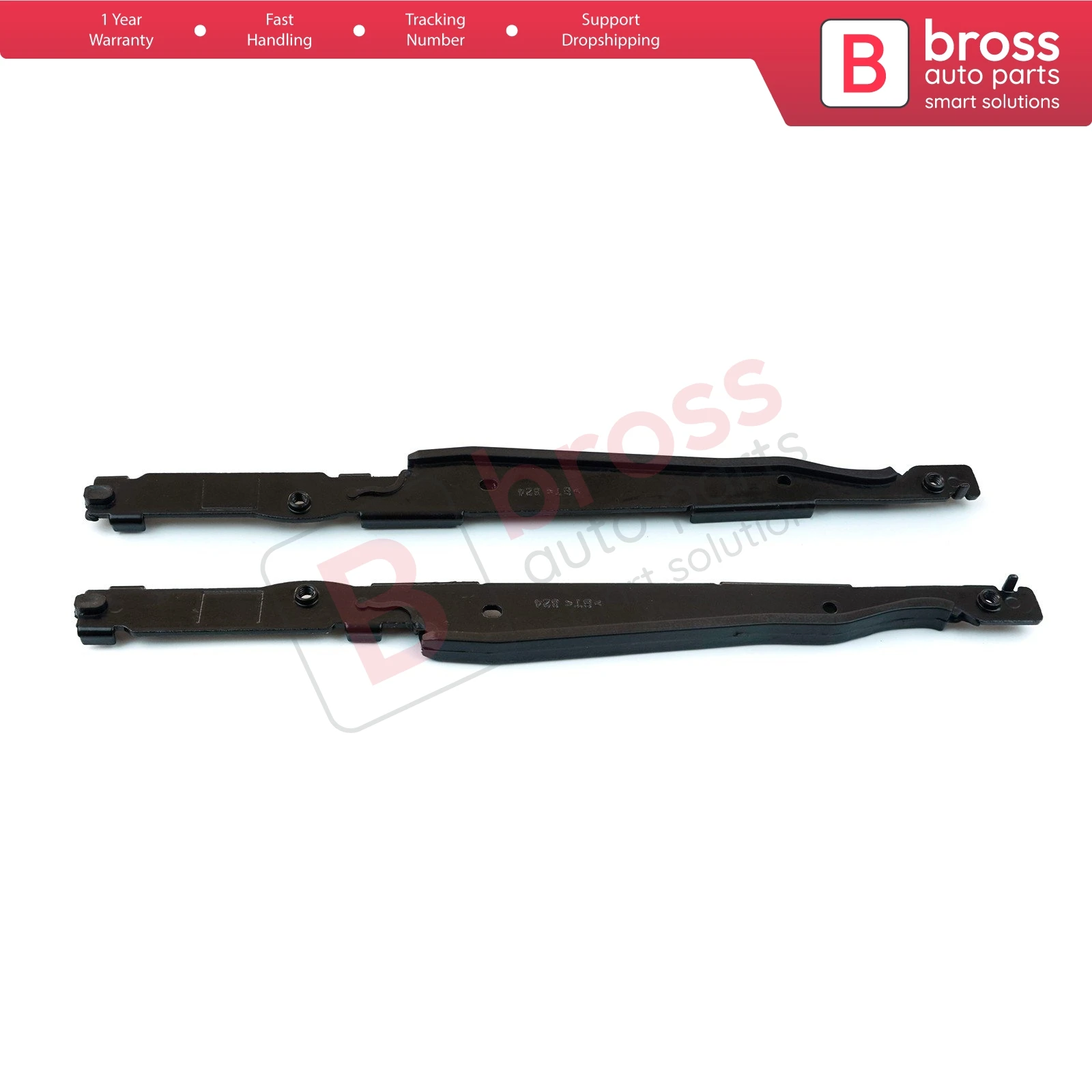 BSR529 Sunroof Panoramic Roof Mounting Runner Track Slider Guide Repair 2 Pcs Set 54138408062 For BMW 5 E39 X3 E83 X5 E53 E70