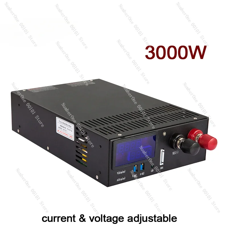 3000W high power switching power supply 12V 24V 36V 48V 60V 80V 110V 50A 60A 200A 125A CC/CV adjust 3000w display