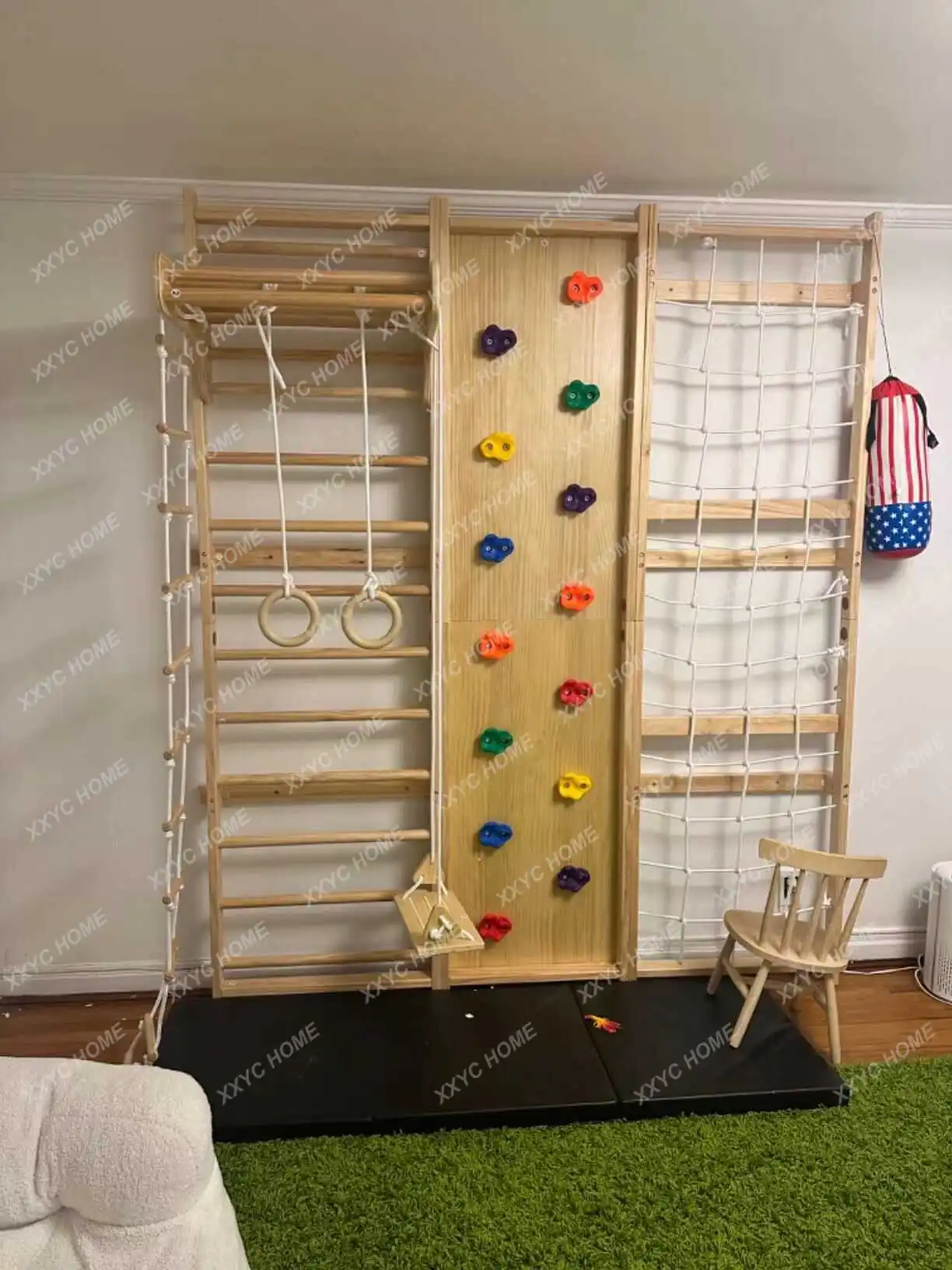 

Indoor climbing wall Rock climbing Home board Rides Physical training equipment Educational stairs