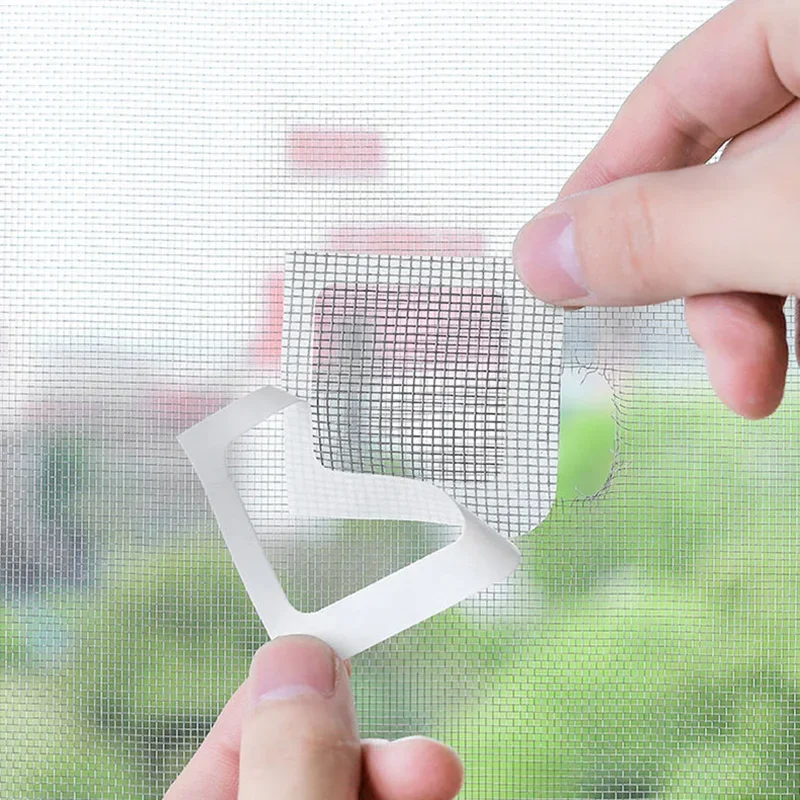 3/6Pcs Screen Window Repair Stickers Fastening Window Repairs Household Anti-Mosquito Fly Net Repair Window Screen Grid Stickers