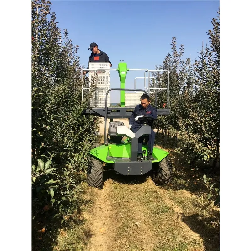 Orchard picking machine: Orchard fruit picking machine for