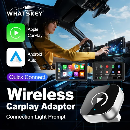 2025 nuevo adaptador Carplay inalámbrico Android Auto de conexión automática para Nissan Toyota Honda Mazda Ford Lancia Opel Fiat Buick Radio de coche