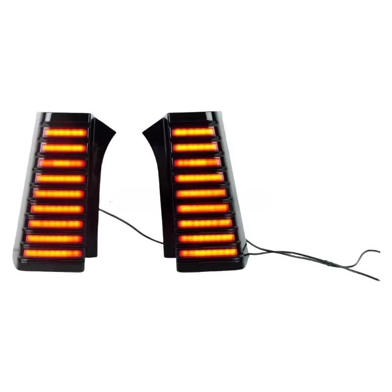 

For Jetur T2 Light Emitting Diode Column Cargo Box Rearview Mirror Light Red Lens and Blue Light Colorful New 12V Led