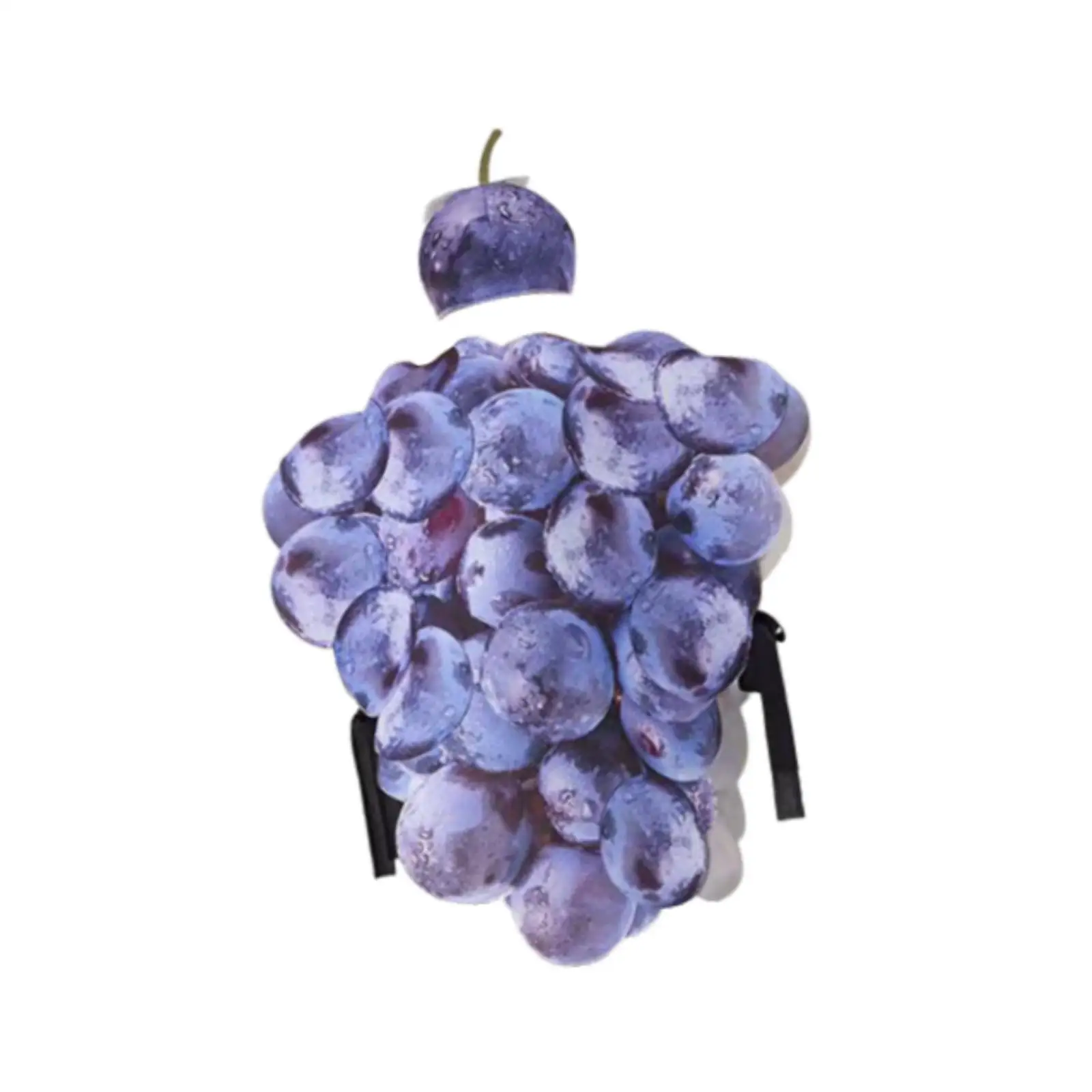 

Виноградный костюм со шляпой, комплект реквизита на Хэллоуин, косплей для вечеринок, фестивалей Мука