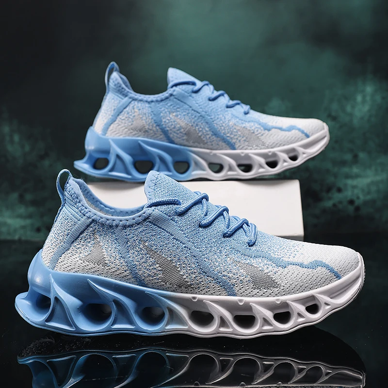 

YRZL Men Sneakers Casual Lightweight Running Shoes Male Breathable Comfortable Walking Non Slip Sport Shoes Fashion Trainers