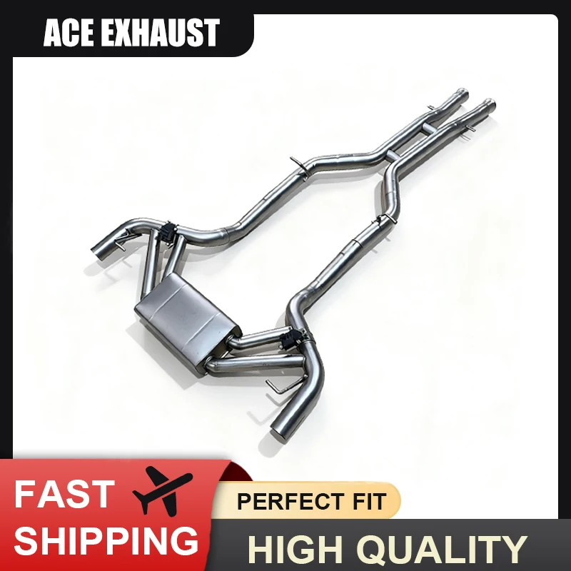 ACE High Quality Stainless Steel Valved Exhaust Catback for Mercedes Benz AMG GT63 GT63S 4.0T Valvetronic Muffler Exhaust Pipe