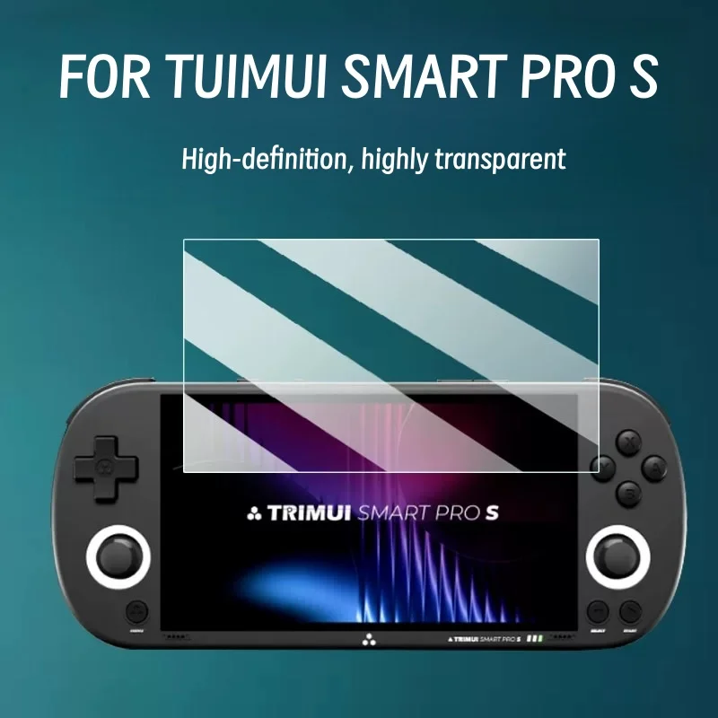 Für Trimui Smart Pro S Gehärtetes Glas Displayschutzfolie Spielkonsole Hochauflösende Bildschirmschutzfolie Zubehör