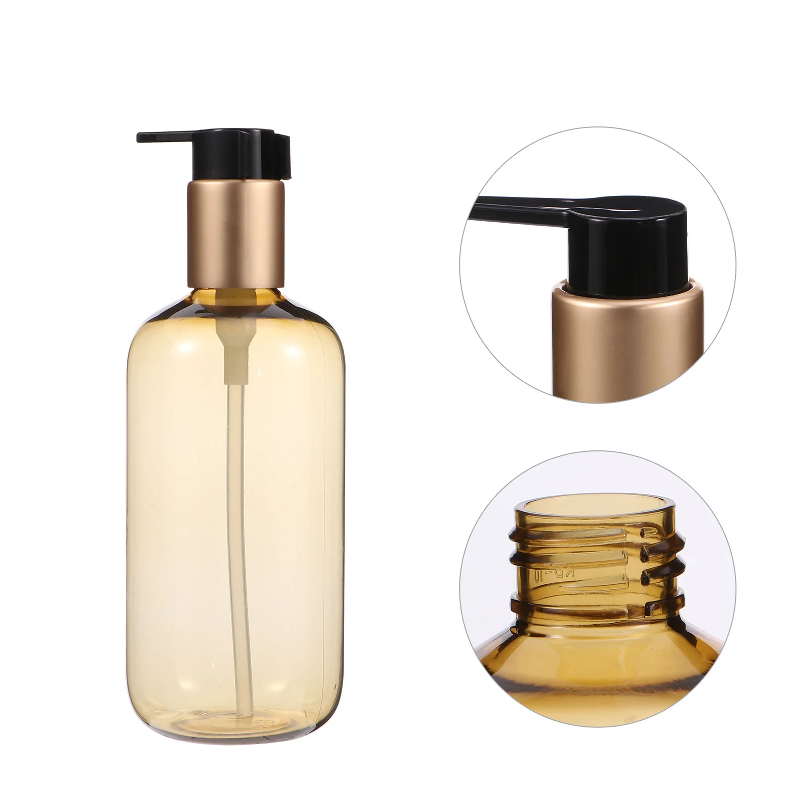 

2 Pcs Lotion Press Bottle Makeup for Travel Emulsion Refillable Bottles Filling Massage Shower Gel Dispenser