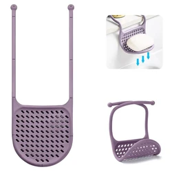 Flexible Sink Hanging Basket Adjustable Telescopic Wipe Scrub Sponge Soap Box Storage Rack Shelf Organizer Kitchen Drain Rack