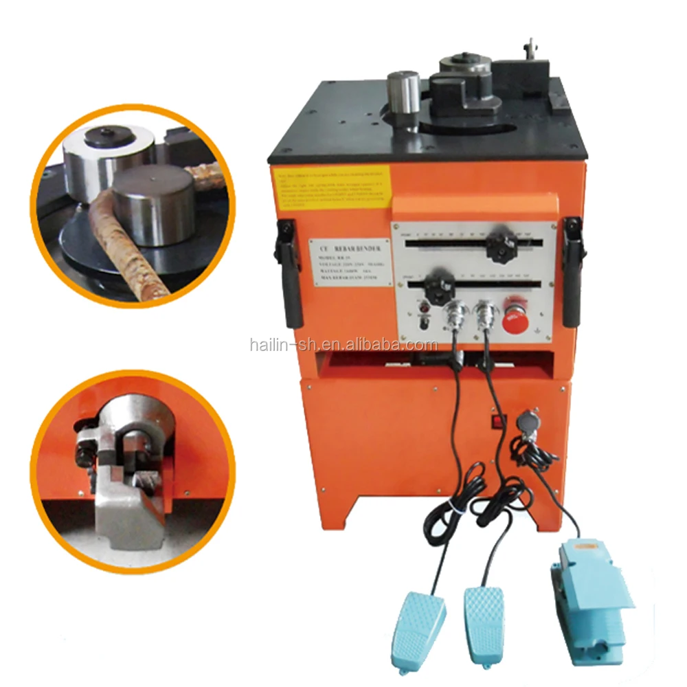 RBC-25 Automatic steel wire bender iron rebar bar stirrup Electric Rebar Bender & Cutter