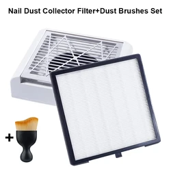 3pcs Nail Dust Collector Filter 80W Nail Vacuum Cleaner Dust Screen Plate Nail Vacuum Cleaner Filter Manicure Machine Accessory