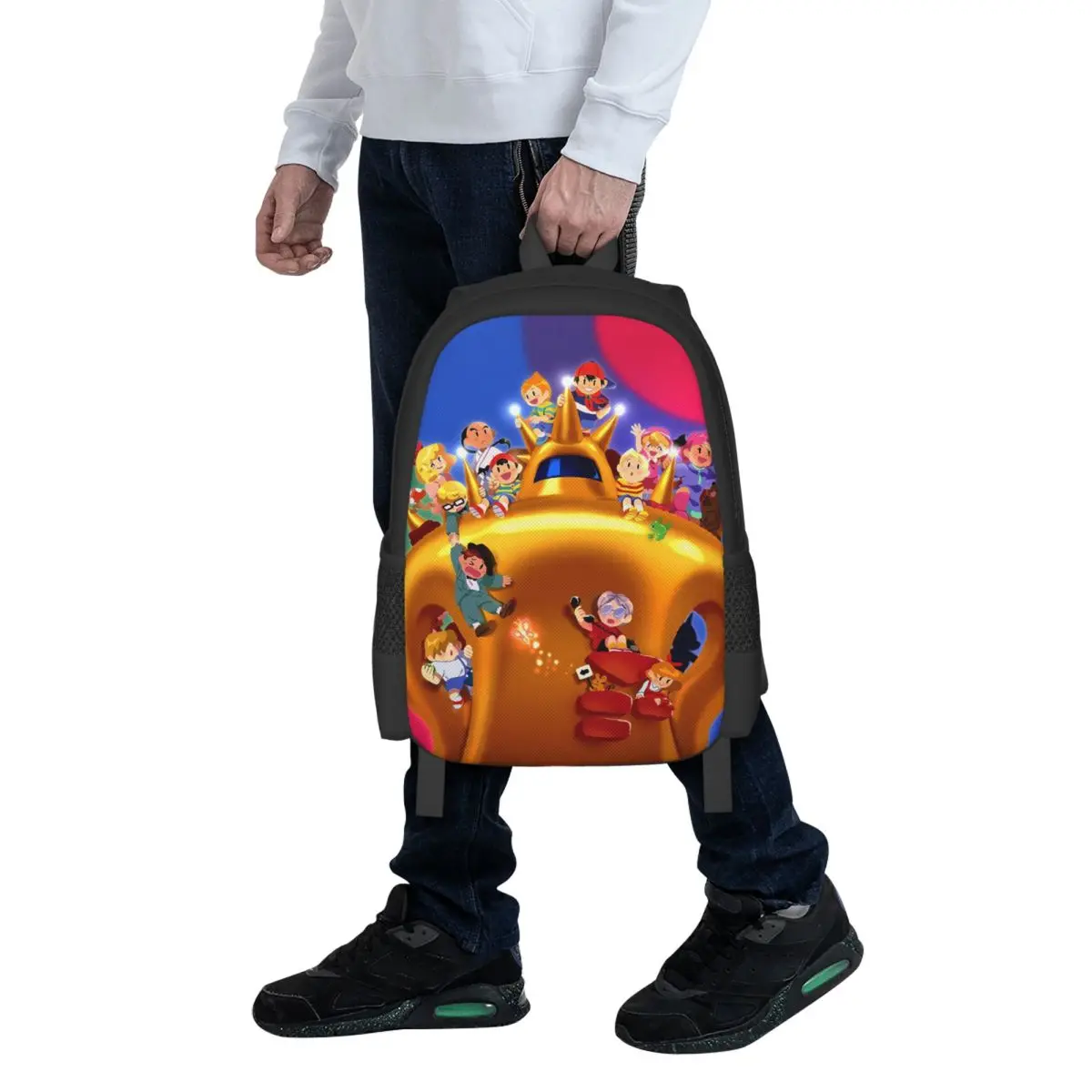 

Earthbound Student Backpack School Bag Hiking Travel Daypack for Boys Girls Fashion Bookbag Shoulder Bags