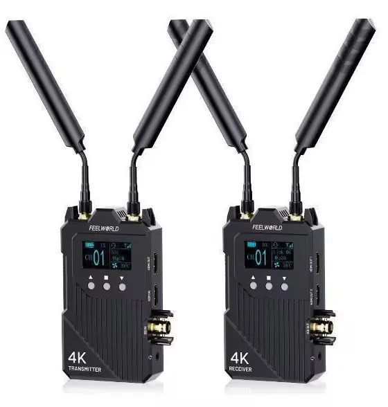 FEELWORLD WT1H/WT1S Video Transmitter with Full-Duplex Real-Time Voice Call, 1000ft Wireless Video Transmission