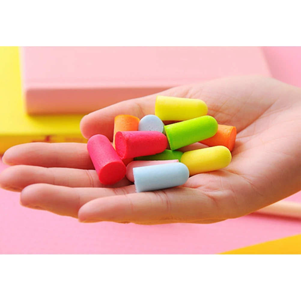 

Anti Noise For Quiet Sleeping Soundproof Ear Protection Noise Reduction Earplugs Study Work Travel Snoring Soft Sponge