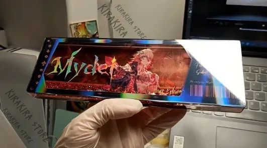 

Honkai: Star Rail Mydei Cosplay Fangoods Acrylic Double-layer Flowing Sand Decor Piece PV Laser Ticket Stub Creativity Ornaments