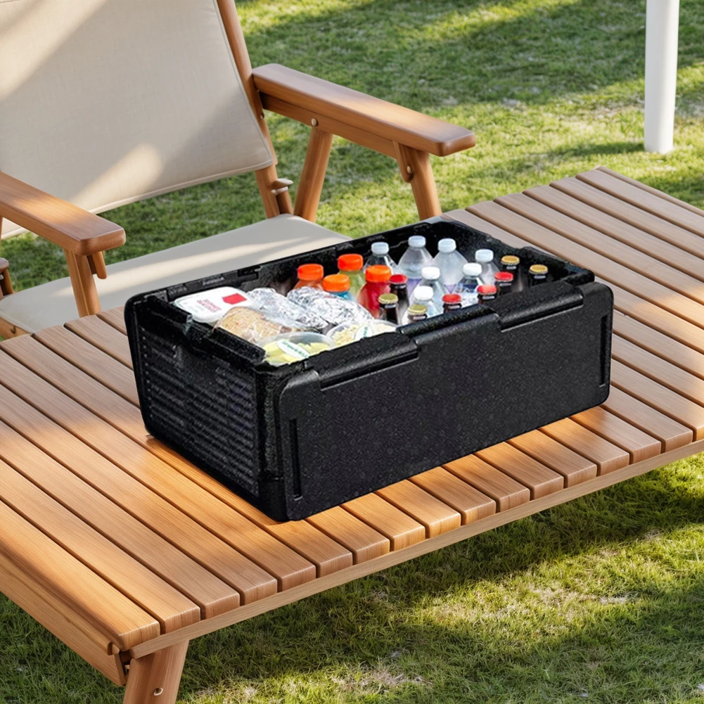 

Top Load Camping Insulated Box Lightweight Foldable Cooler Fresh Box Multipurpose Outdoor Storage Box for Catering & Transport