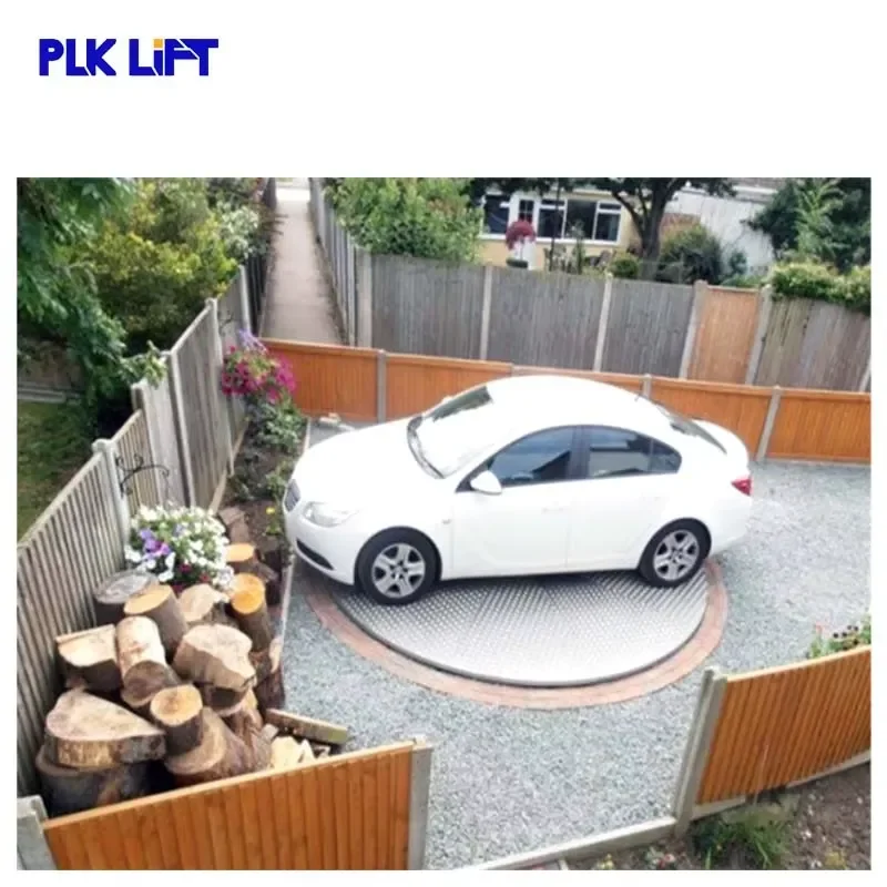 YWM Certificate Electric 360-degree Car Turntable Parking Machine Supports Customization