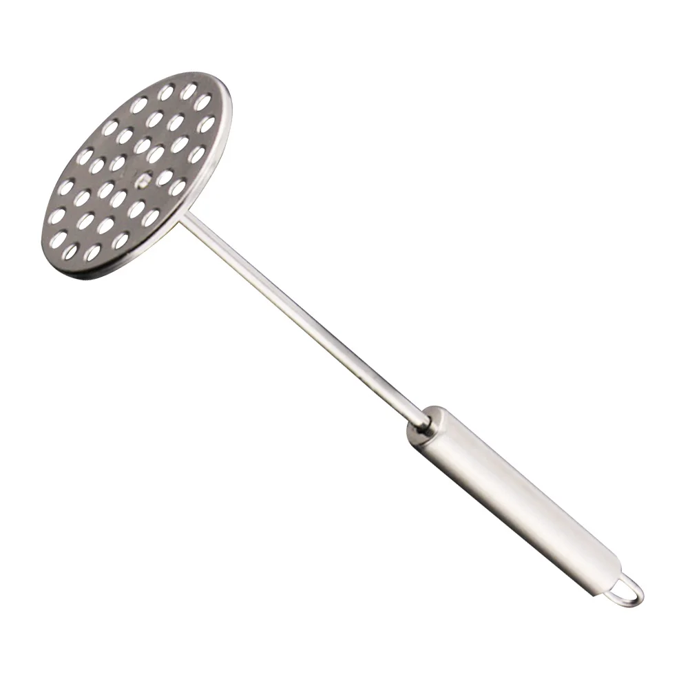 Round Potato Masher Stainless Steel Fruit Ricer Food Crusher Vegetable Mashers Kitchen Gadget potato ricer