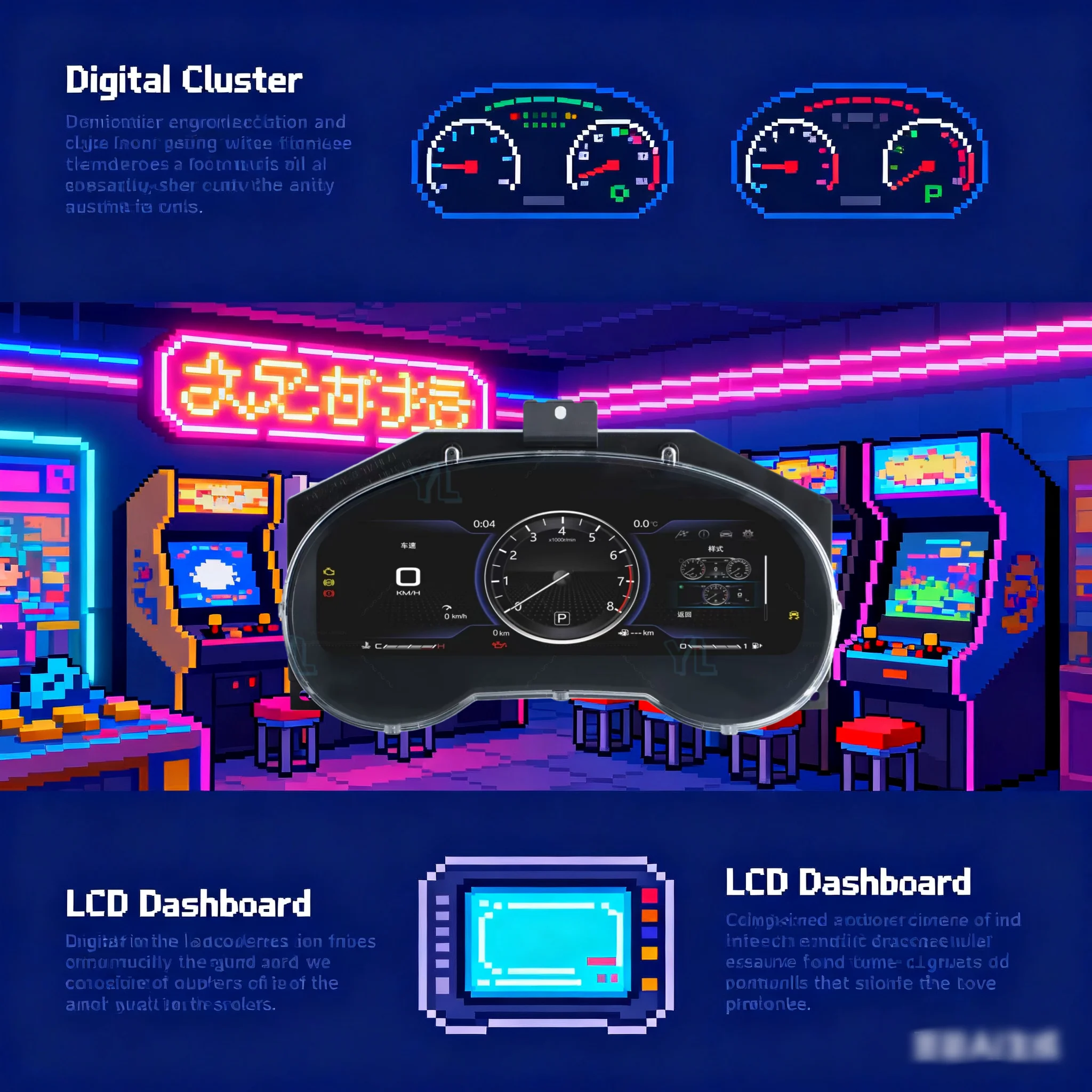 Speed Meter Digital Cluster 12.3'' For Nissan Pathfinder Teana Altima 2012 - 2020 LCD Dashboard Cockpit Virtual Instrument Panel