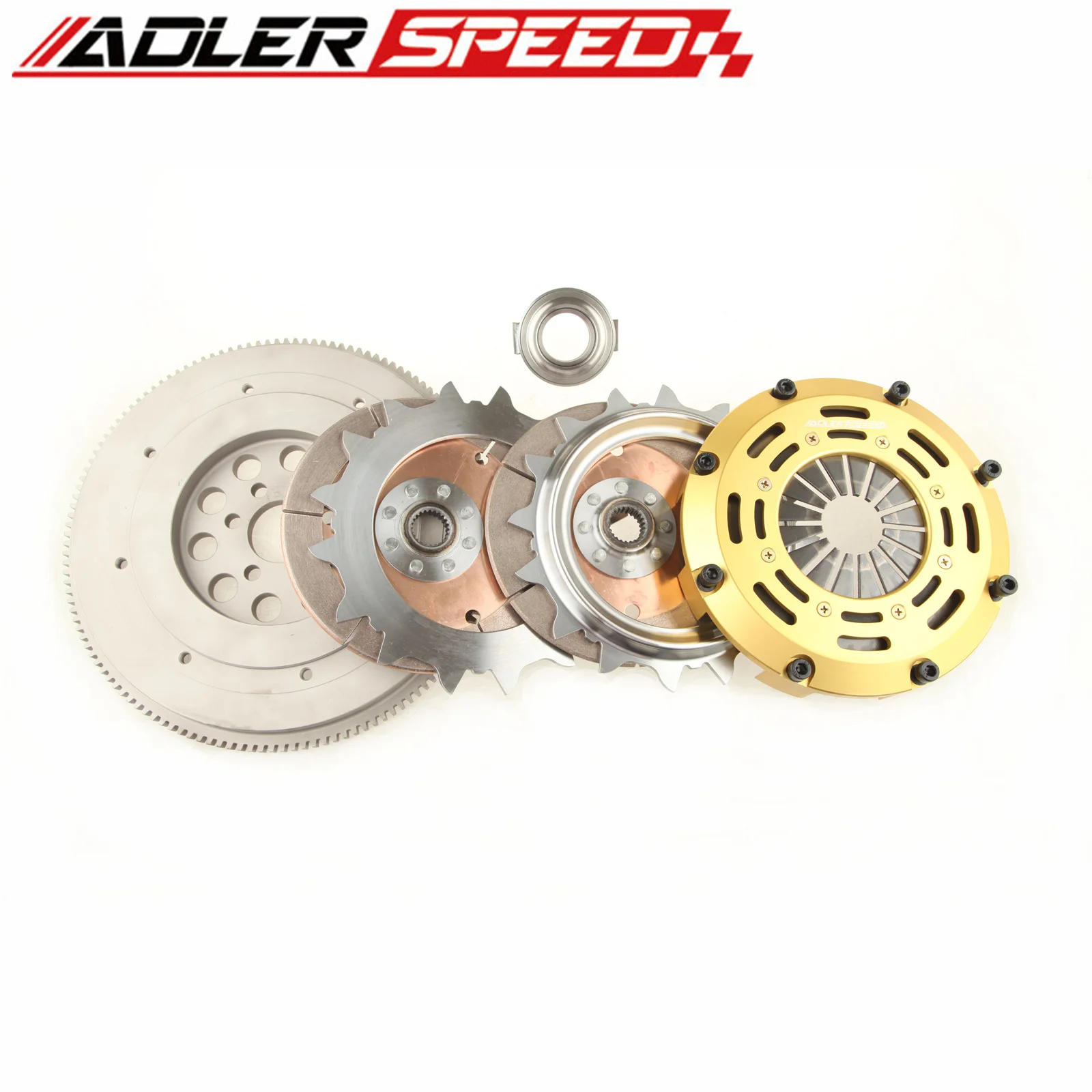 ADLERSPEED Racing Clutch Twin Disc Kit Standard WT For 1997-2005 VW PASSAT /Audi A4; A4 Quattro B5/B6 1.8T