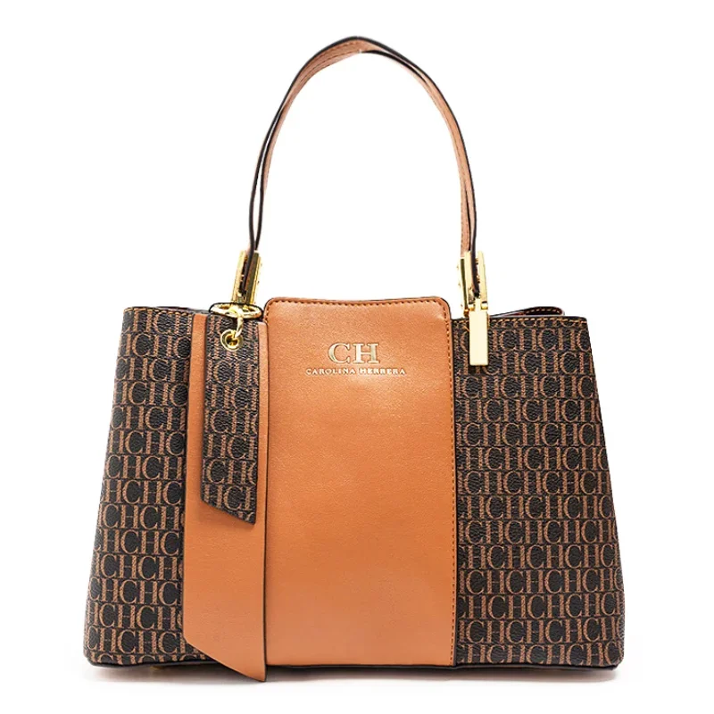 Tas Wanita Desain Kapasitas Besar, Bermerek, Bertulis, Berkelas, Desain Fashionable, Serbaguna, Elegan, Tas Belanja Wanita Terbaru