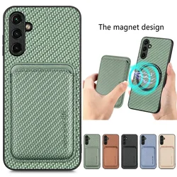 A57 A17 A55 A54 A35 A36 A56 5G Leather Card Case 2IN1 Detachable Coque for Samsung Galaxy A16 A 54 A37 A14 A15 A06 Magnet Cover