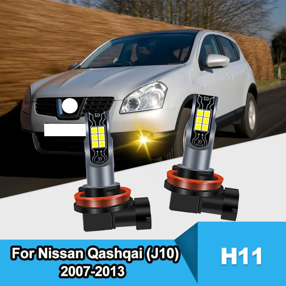 2 Buah Lampu Kabut Depan LED B - Led Fog Light H11 3000K Yellow ulasan dan harga