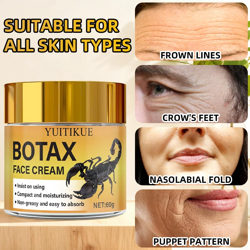 BOTAX Anti-Wrinkle Face Cream 60g - Targets Frown Lines, Crow's Feet, Nasolabial & Puppet Lines, Creamy & Non-Greasy view 4